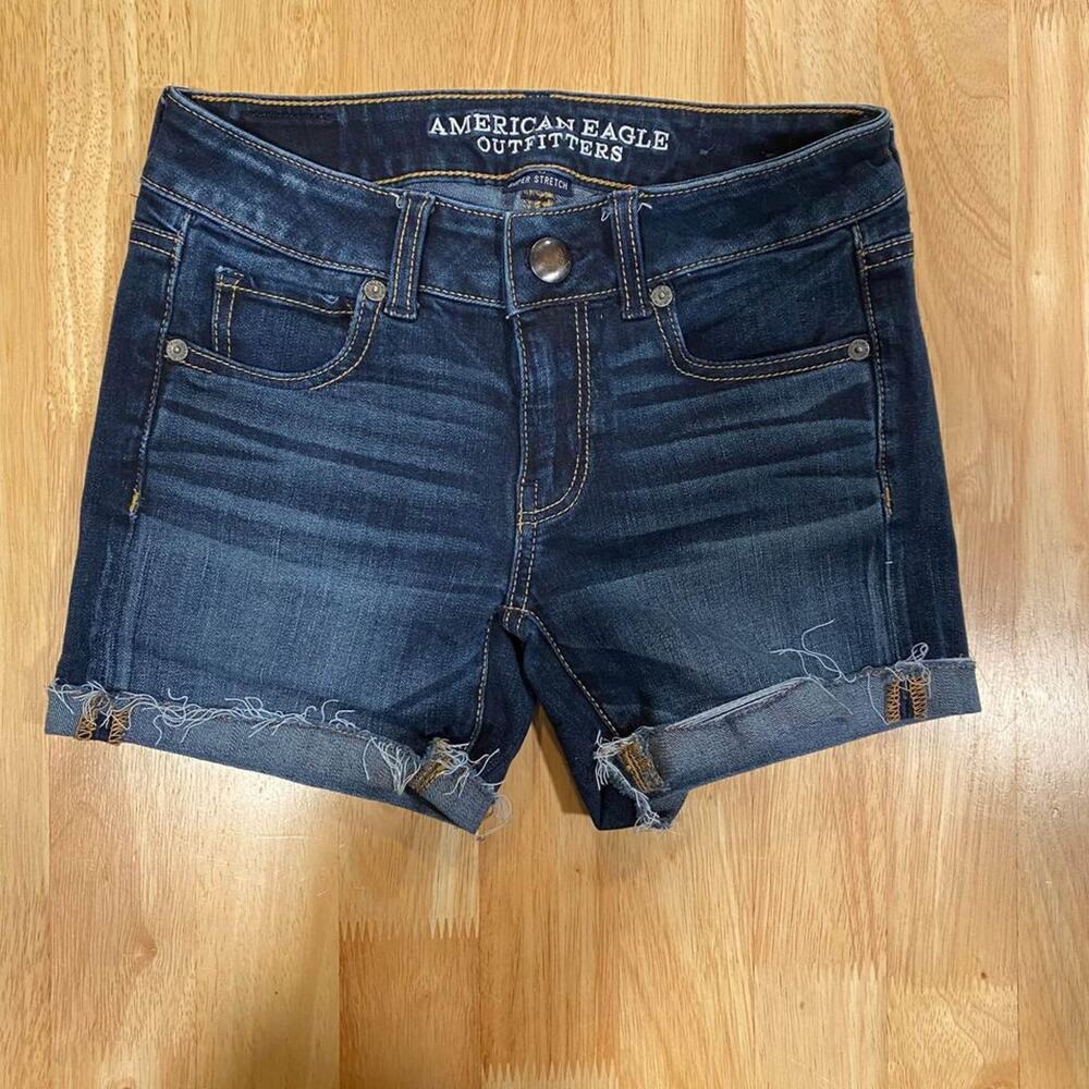 American Eagle Midi Jean Shorts
